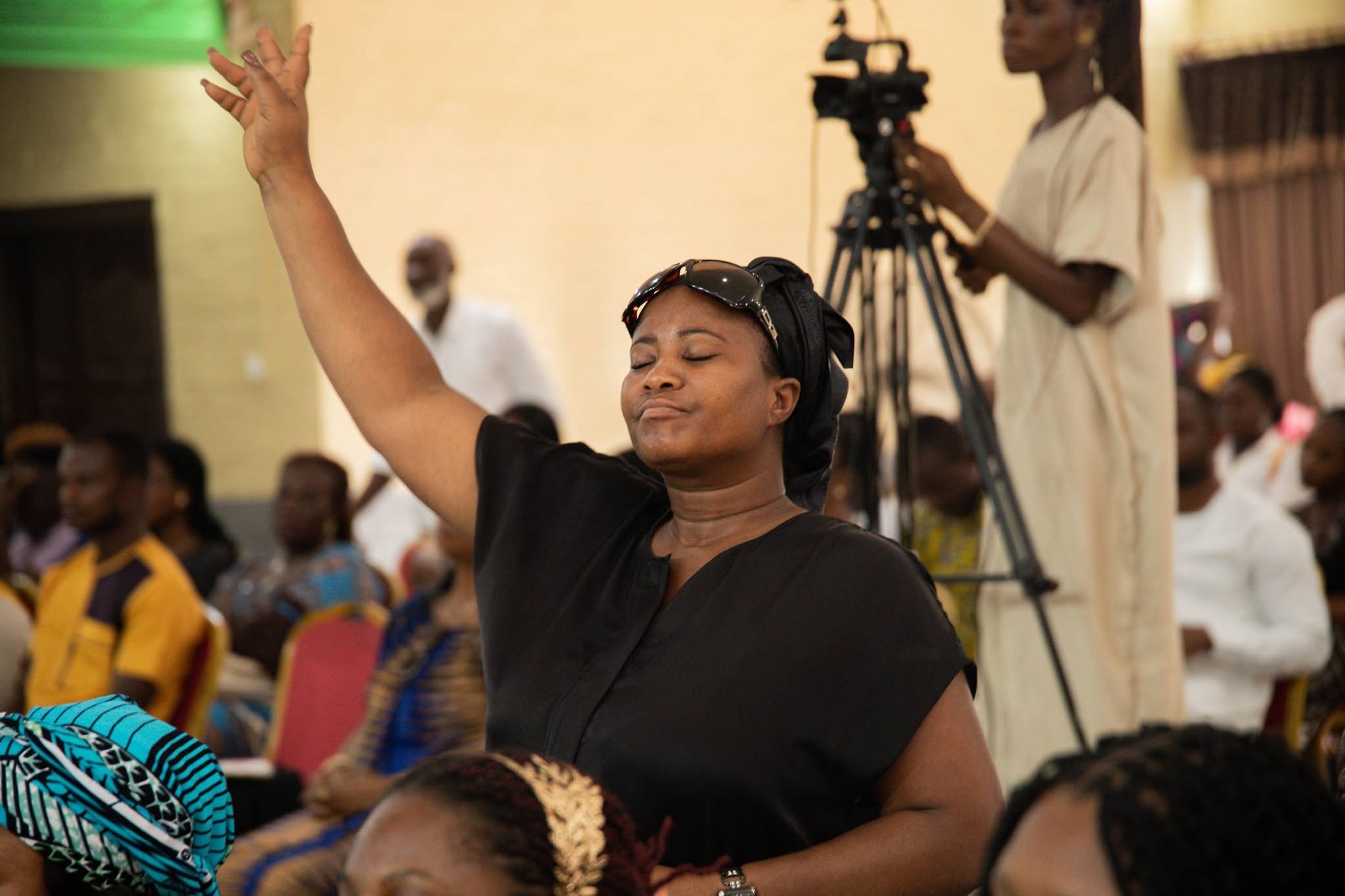 Church service at Grace Cathedral Mataheko